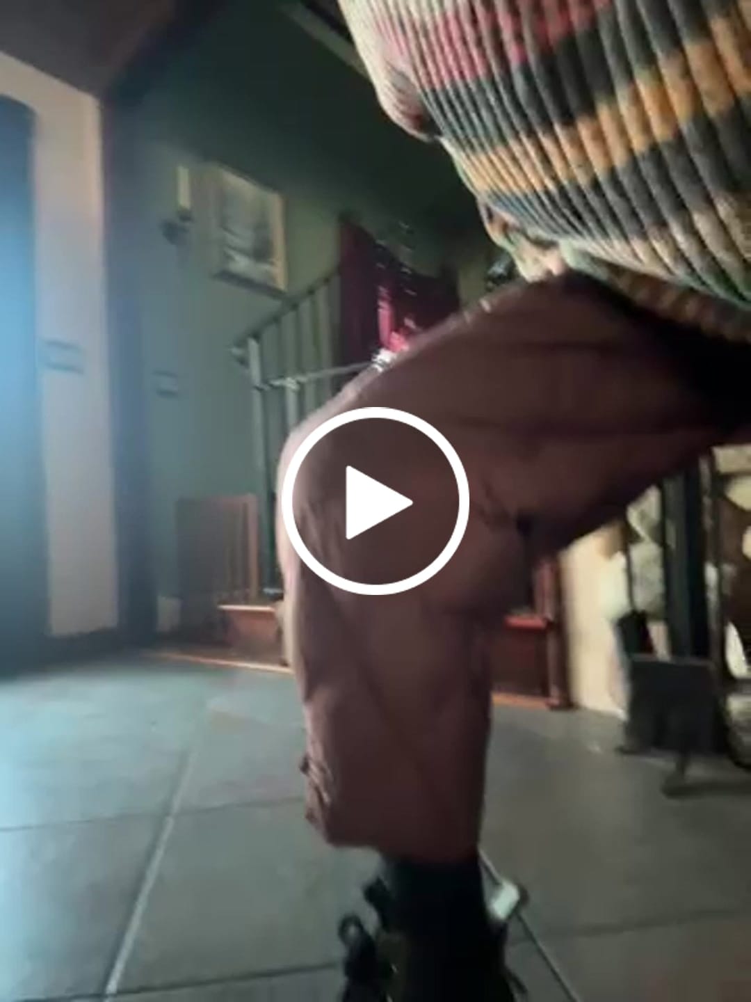 Customer video review of Women Winter Casual Pure Color Down Harem Pants