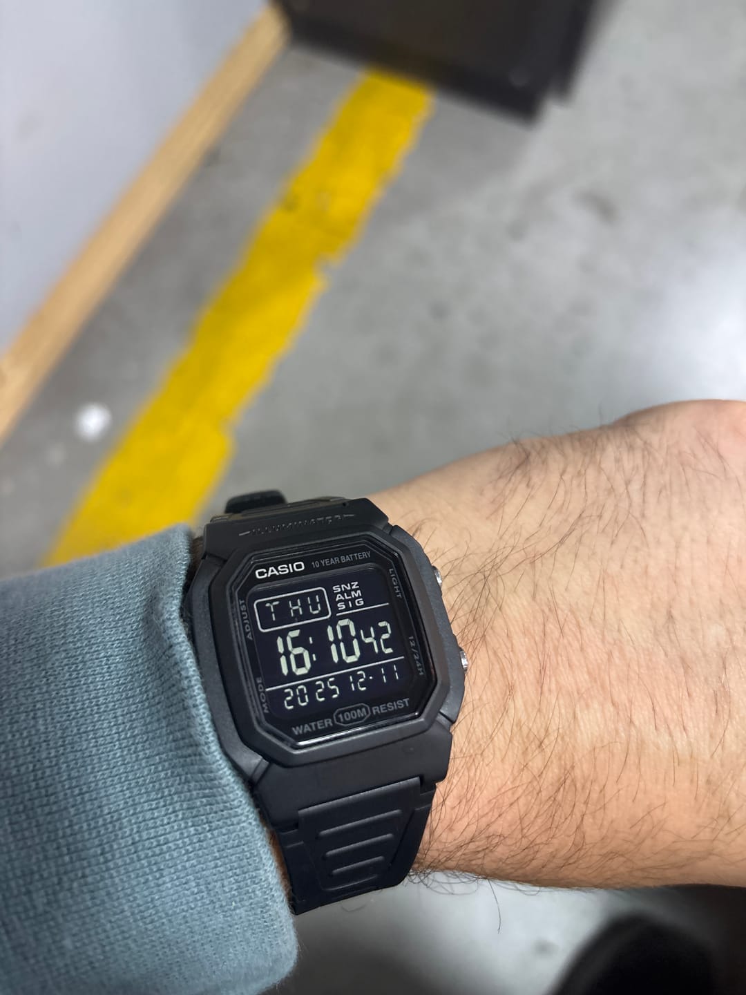 Customer photo review of Reloj Casio Vintage W-800H-1B Negro Pantalla Negativa