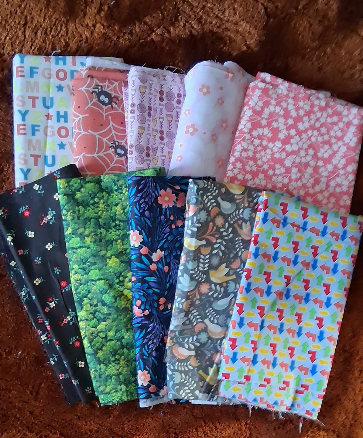 Customer photo review of Cotton Mystery Remnant Bundle