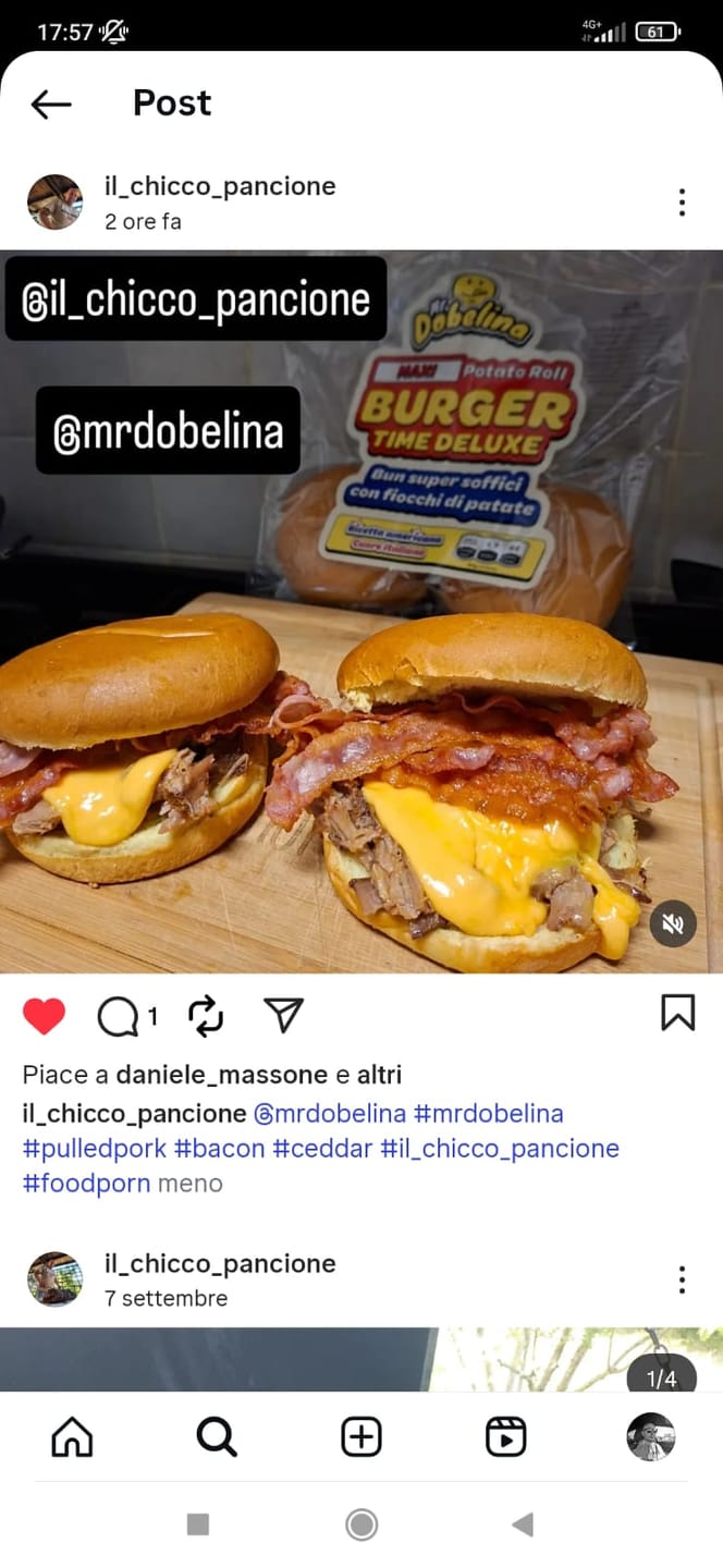 Customer photo review of Classic Potato Rolls • 54gr