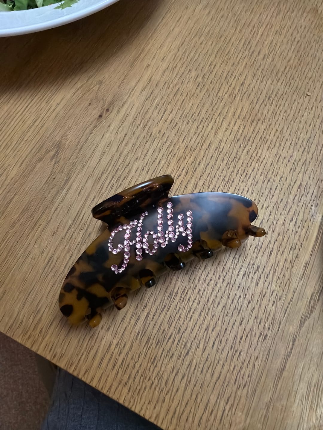 Customer photo review of Custom Hair Claw Clip