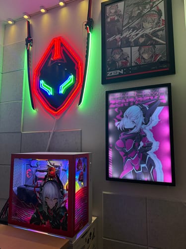 Customer photo review of Zentreya x V1 Tech Plexi Glass Wall Art