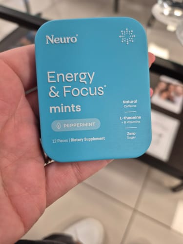 Customer photo review of Energy & Focus Mints