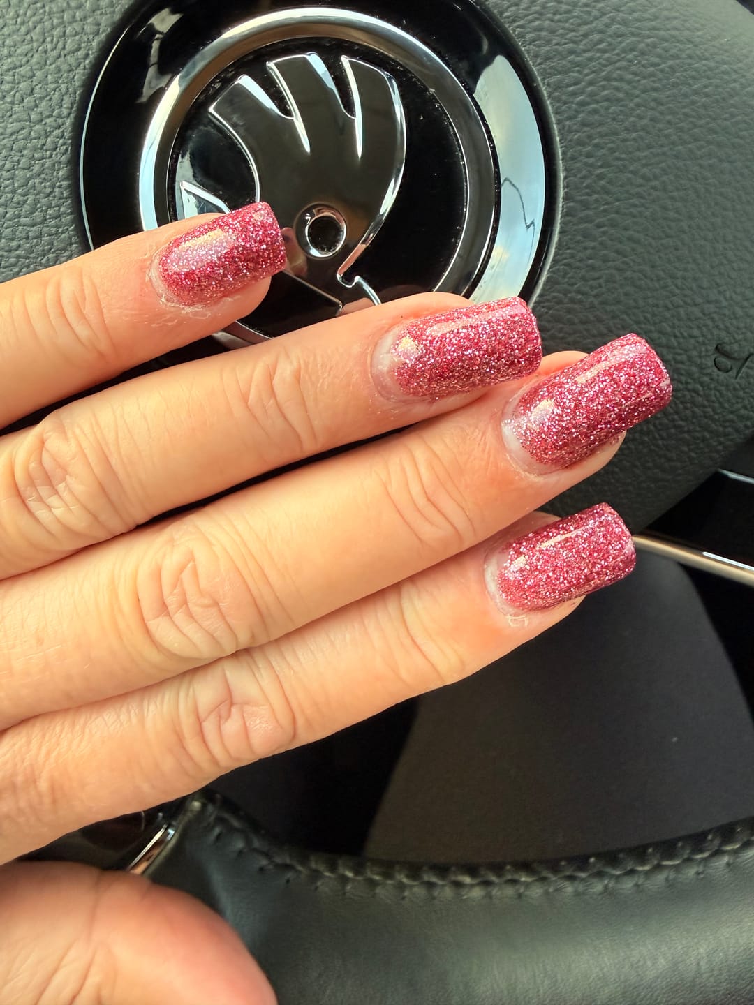 Customer photo review of Pink Lemonade Dipping Powder
