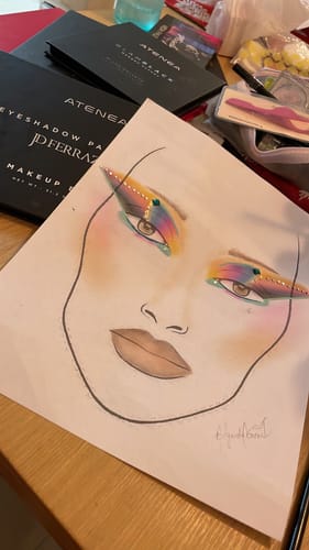 Customer photo review of PALETA ATENEA X FERRAZZO: DISCOVER YOUR EDITORIAL SIDE