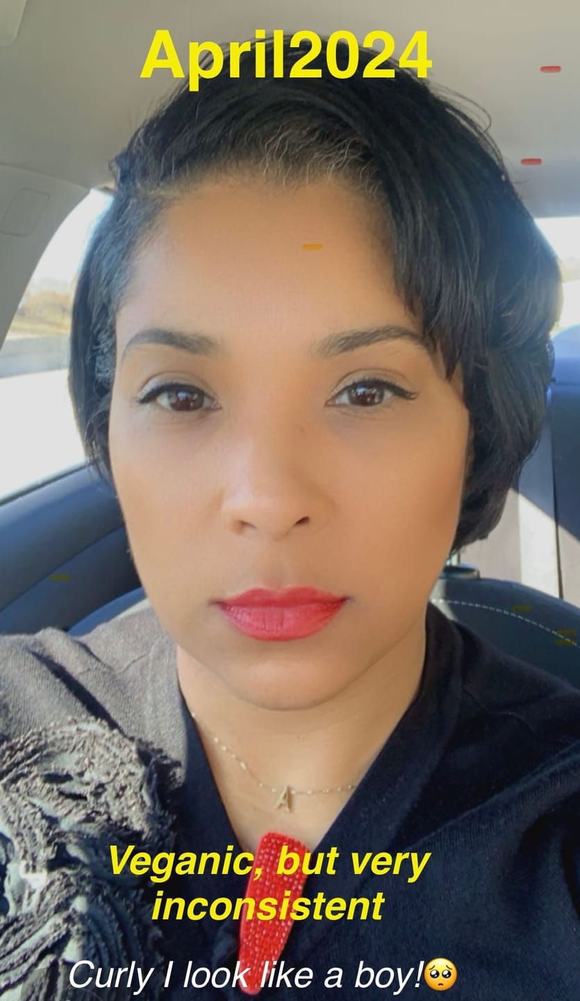 Customer photo review of Veganic Natural Hair Growth Oil