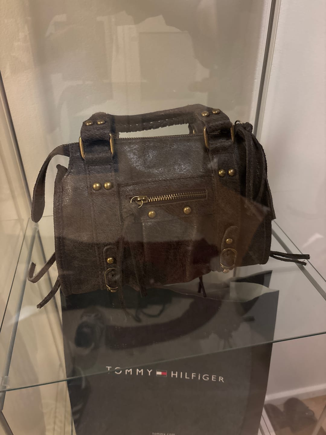 Customer photo review of Mini it girl bag espresso