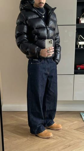 Customer photo review of ARTKIMO'S TRUE RAW DENIMS.
