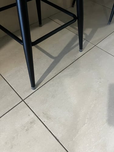 Customer photo review of Elite Groovy Flex Silicone Chair Leg Protectors | Stretchy Edition