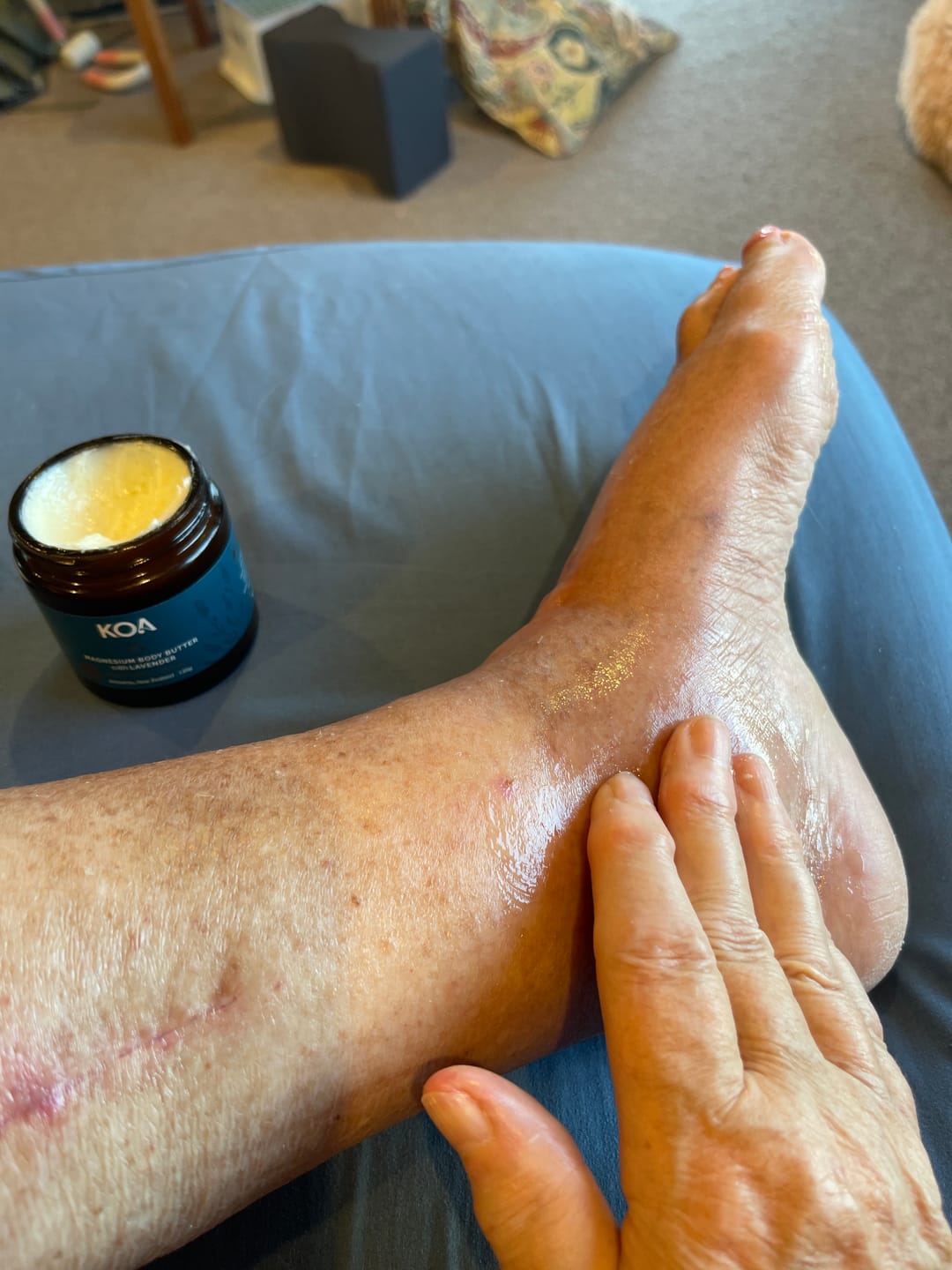 Customer photo review of Magnesium Body Butter with Lavender