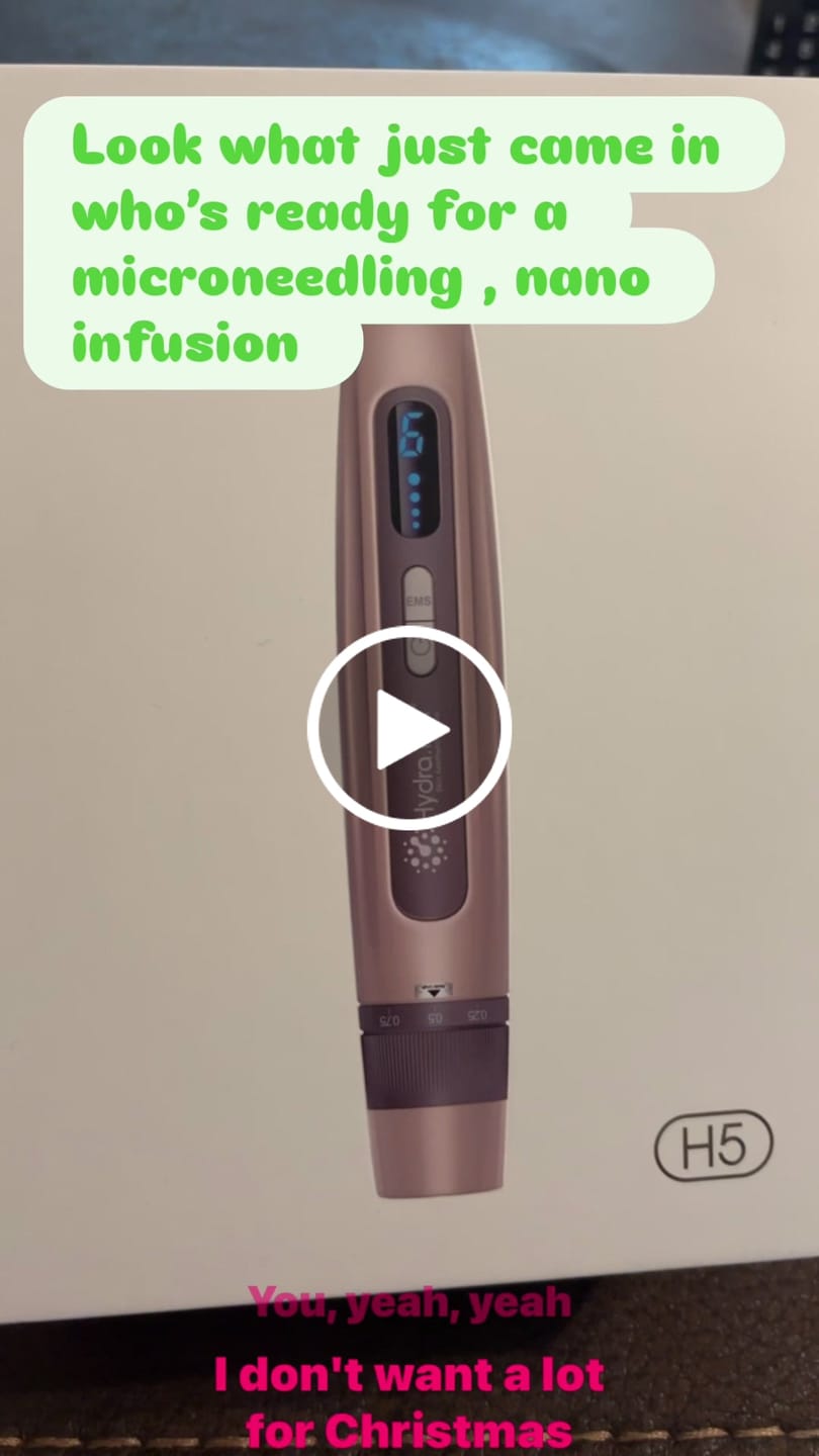 Customer video review of Dr. Pen Hydra H5 Microneedling BB Glow Pen – Microcurrent & Serum Infusion for Professional & Home Use