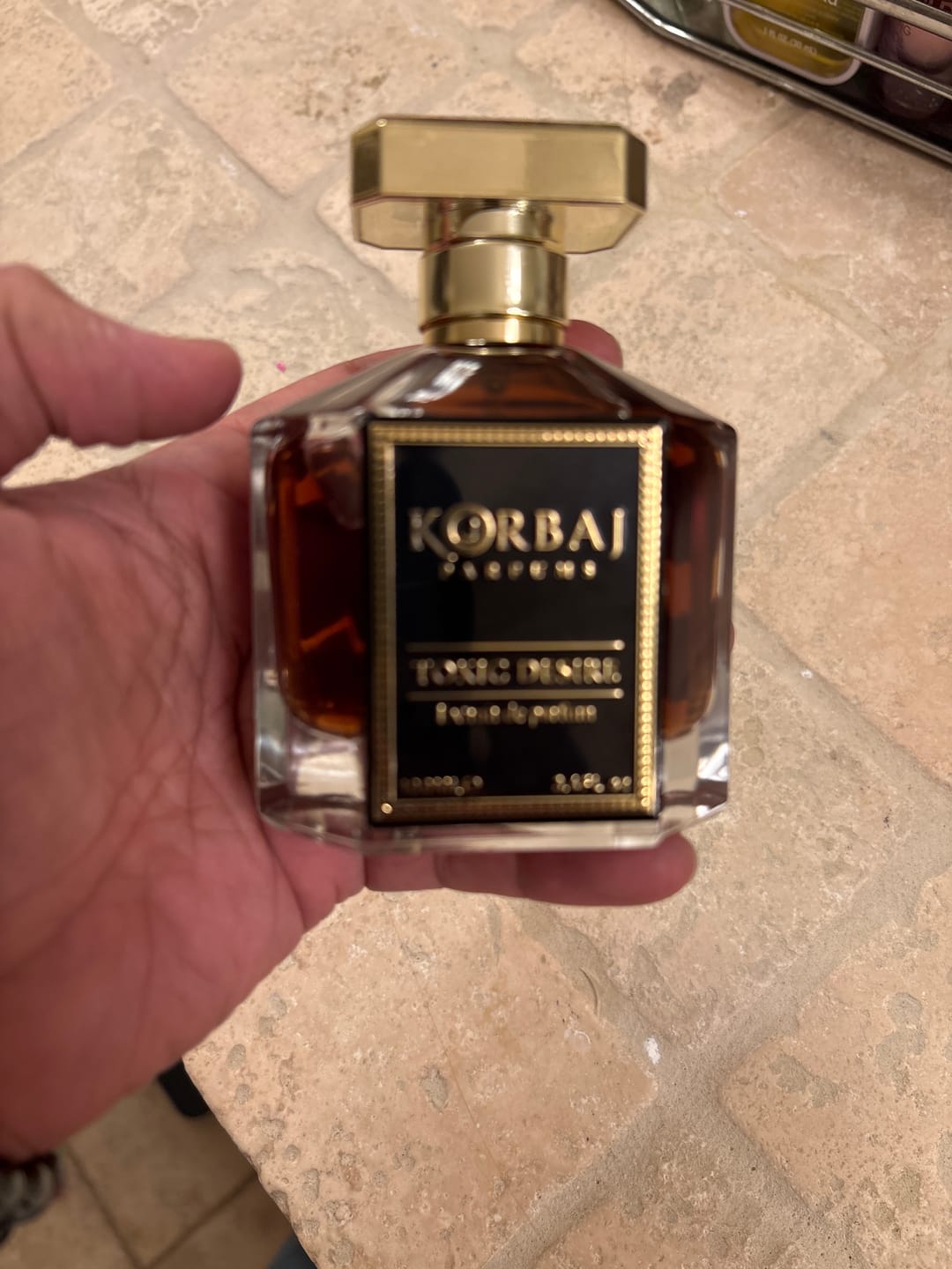 Customer photo review of Korbaj TOXIC DESIRE - Extrait de Parfum 100ml