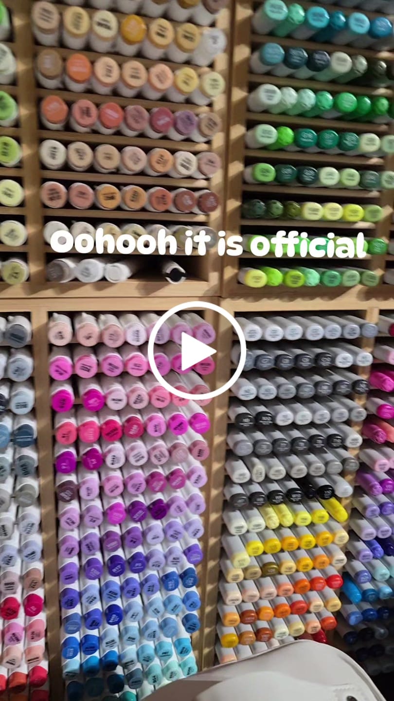 Customer video review of Ohuhu 360° Bamboo Rotating Marker Organizer