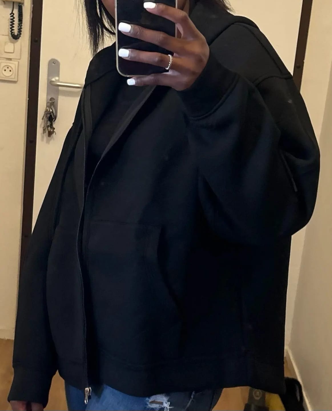 Customer photo review of Eveline Zip-Up Hoodie