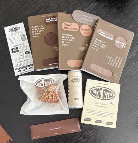 Customer photo review of 2026 A5 Vertical Weekly Diary - Faux Leather