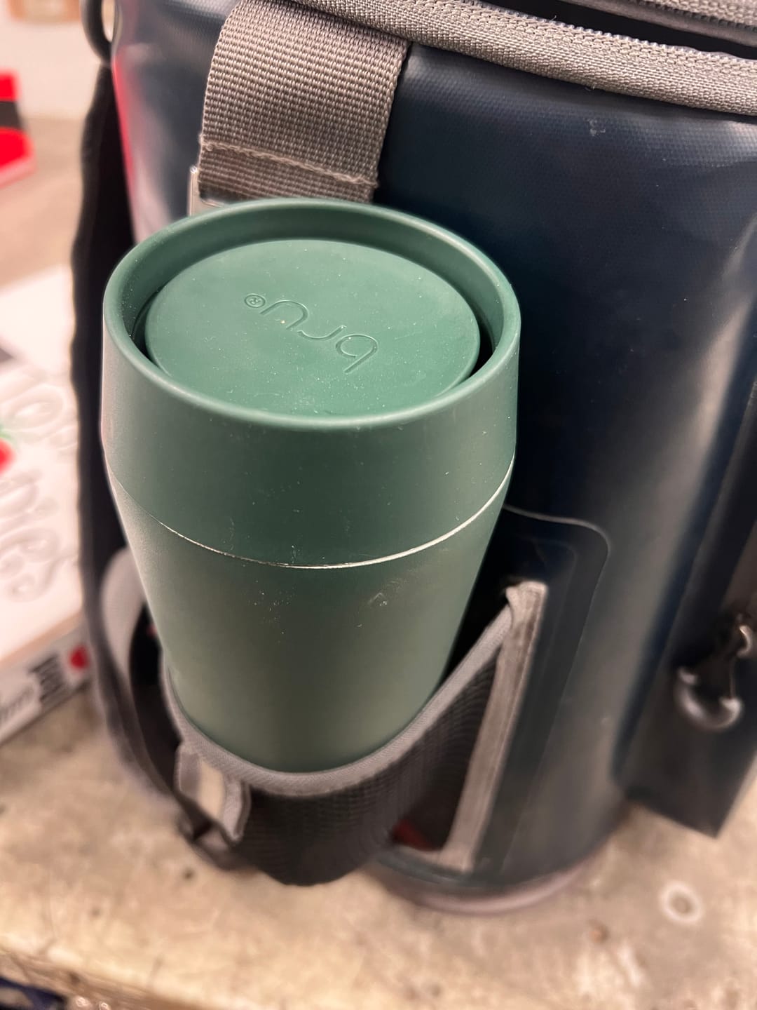 Customer photo review of bru Ceramic Travel Mug