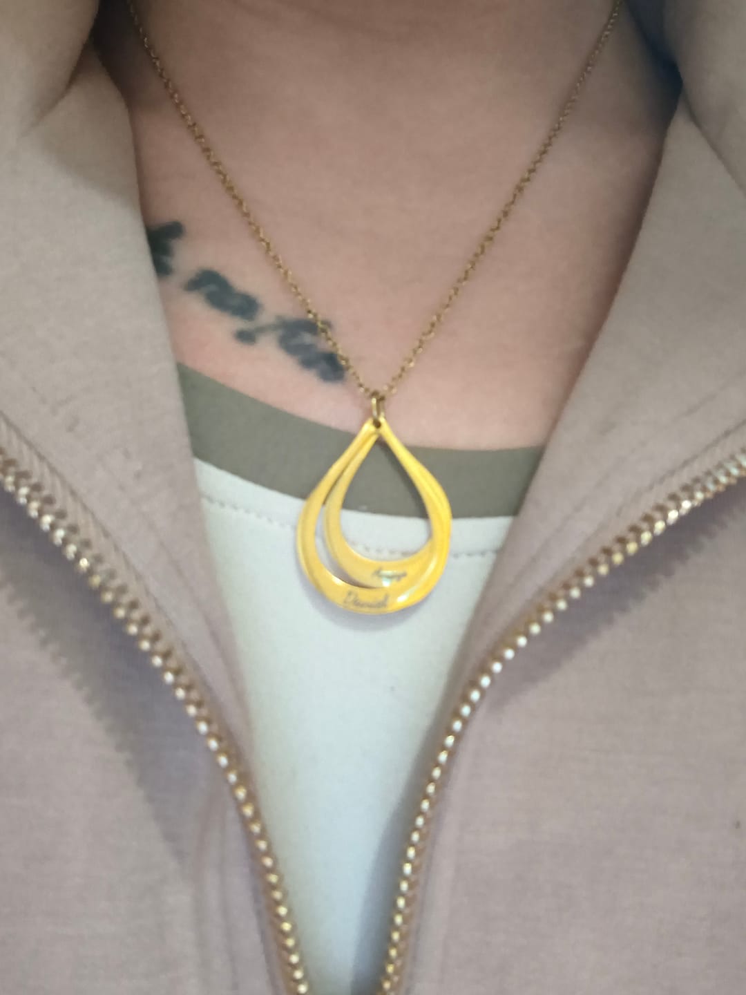 Customer photo review of Necklace: Celestial