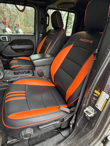 Customer photo review of Premium Custom-Fit Seat Covers