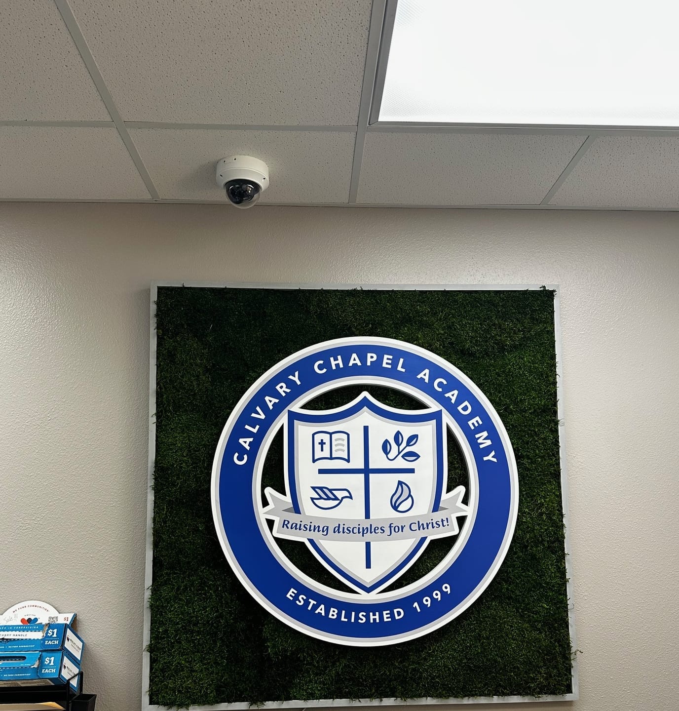 Customer photo review of Custom Backlit Sign For Chantal