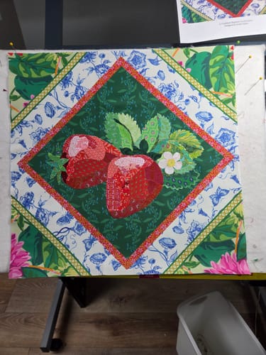 Customer photo review of Garden Party Block of the Month