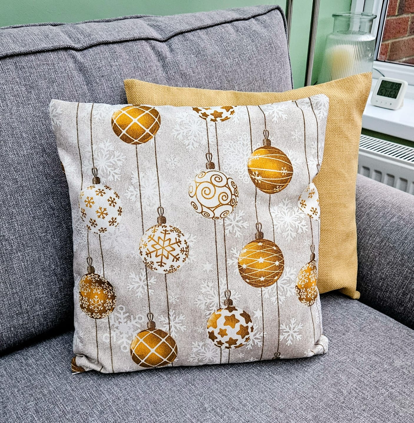 Customer photo review of Golden Sparkle Lightweight Tapestry Fabric