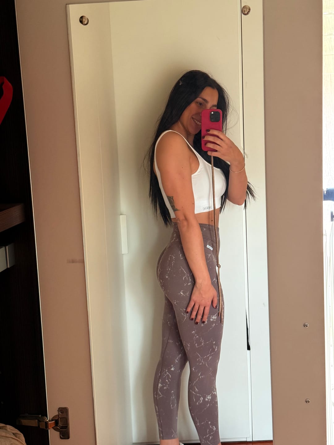 Customer photo review of Leggings Push Up Marmo Potato
