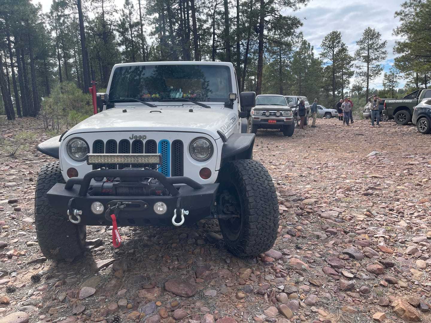 Customer photo review of OPENROAD 4''x8' Break Strength 30,000 lbs Tree Saver Strap