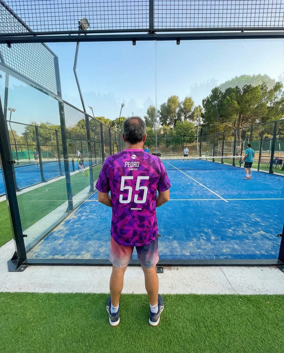 Customer photo review of Gamma | Maillot de Padel Personnalisable