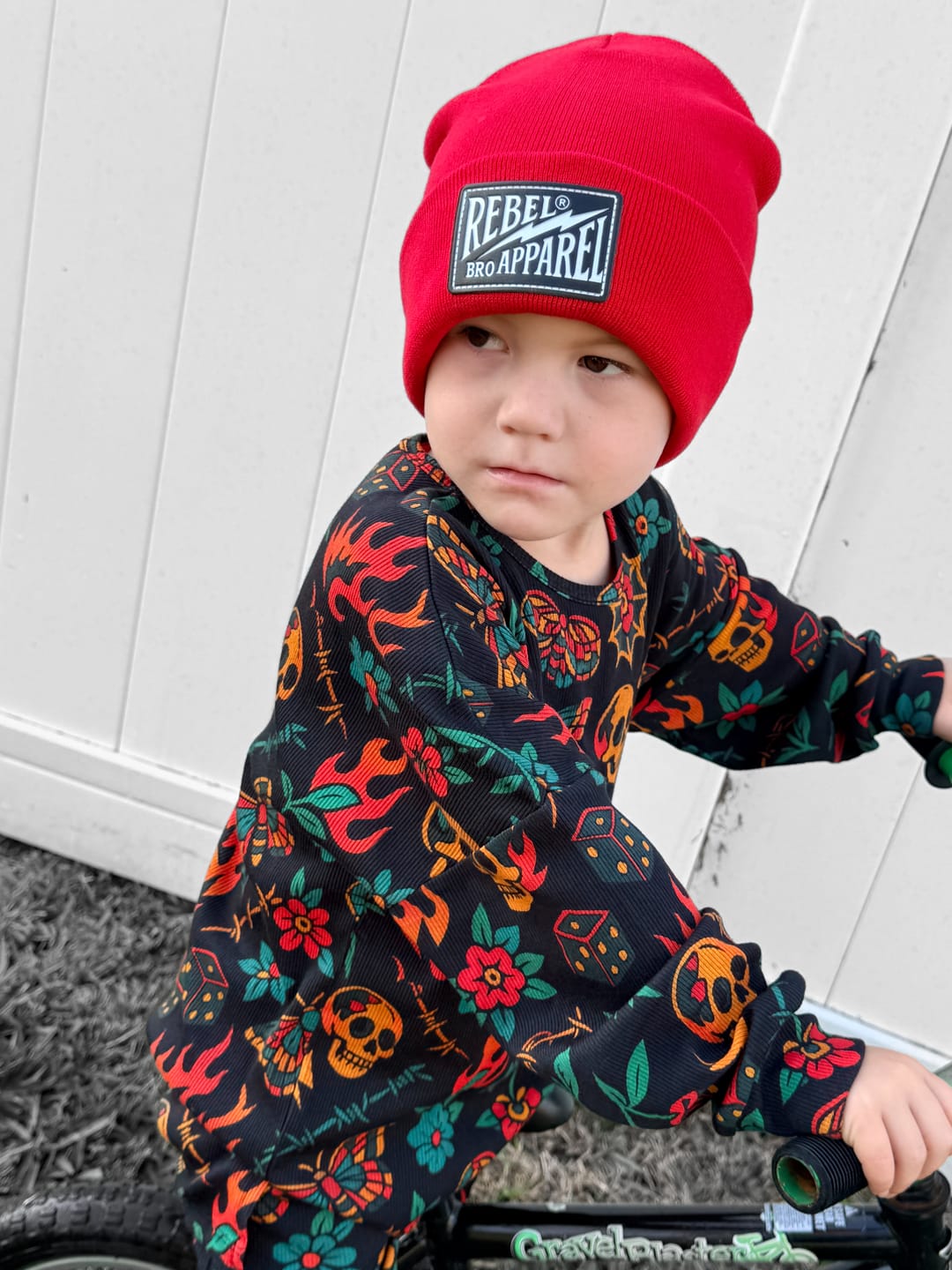 Customer photo review of Organic Ribbed Set in Inkworks