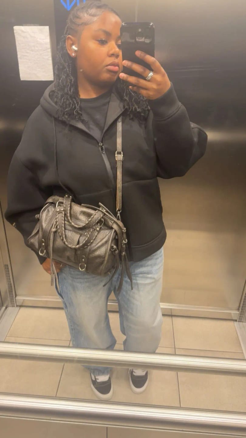 Customer photo review of Eveline Zip-Up Hoodie