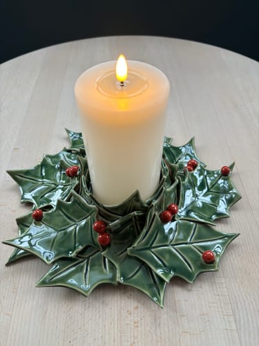 Customer photo review of LED Bloklys Ø 7,5 x 15 cm Cream