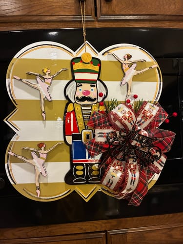 Customer photo review of Unfinished Wood Ballerina Dancer Shape - Craft- up to 46" DIY