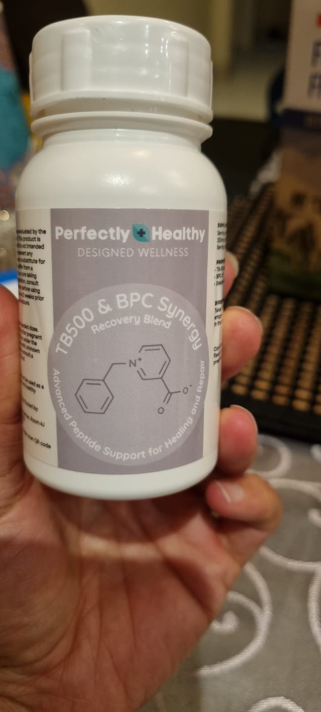 Customer photo review of TB500 & BPC Synergy - Advanced Peptide Support for Healing and Repair