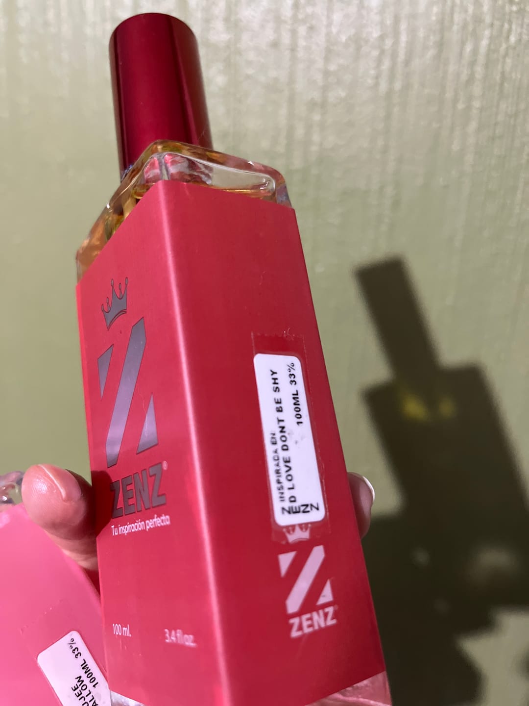 Customer photo review of Perfume Tendencia D LOVE DONT BE SHY zenz