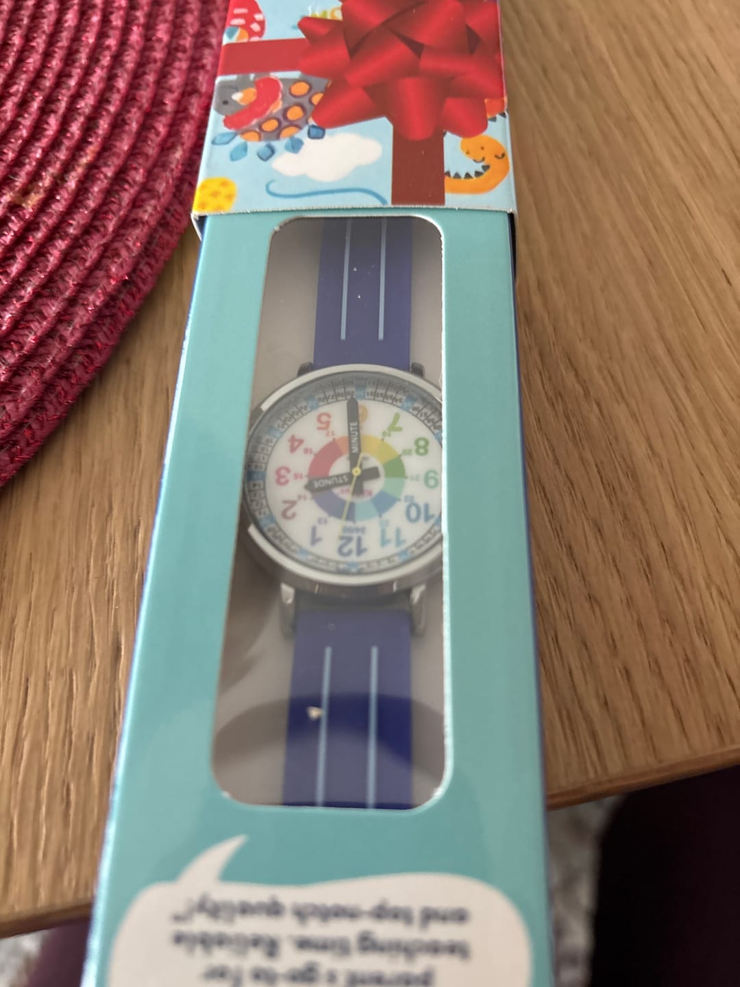 Customer photo review of Blue Time Teacher - Educational Watch