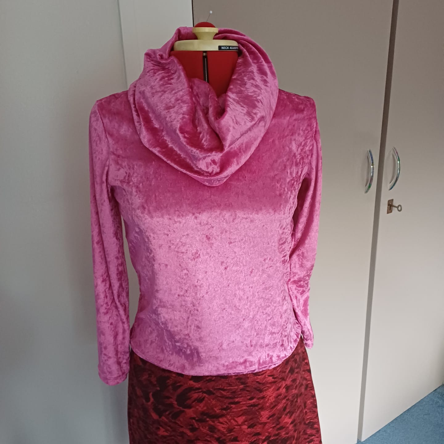 Customer photo review of Crushed Velvet Fabric