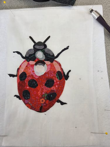 Customer photo review of Garden Party Block of the Month