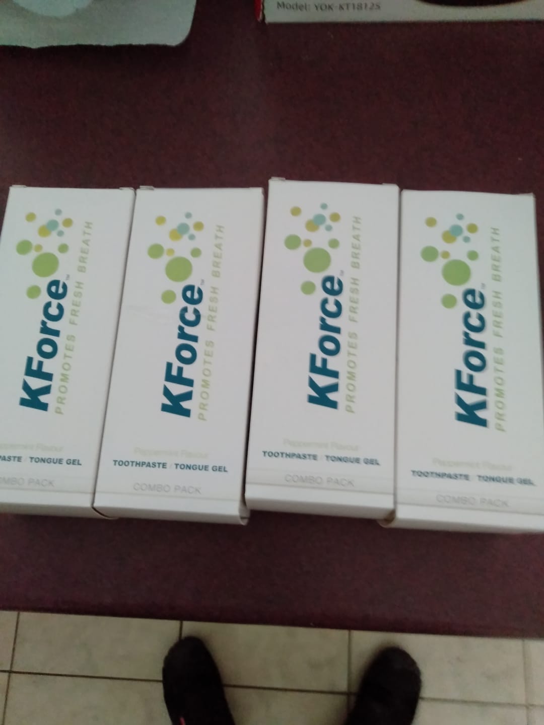 Customer photo review of KForce - Tongue Gel