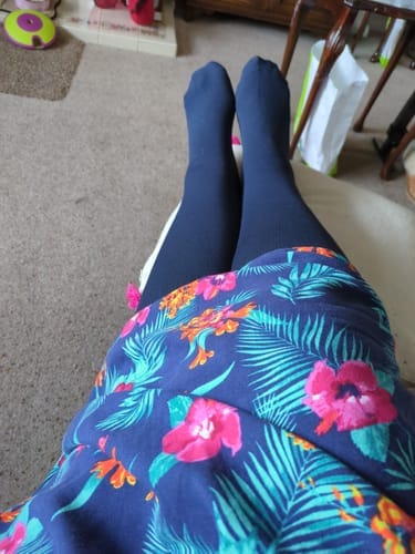 Customer photo review of MEDIAS DE COMPRESIÓN LUMILEGS - Piernas livianas todo el día