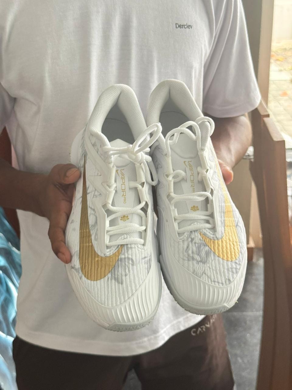 Customer photo review of Custom Cricket Spikes
