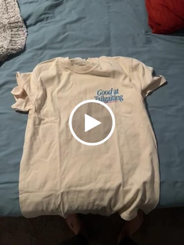 Customer video review of Glory Days Apparel -  Good At Tailgating T-Shirt