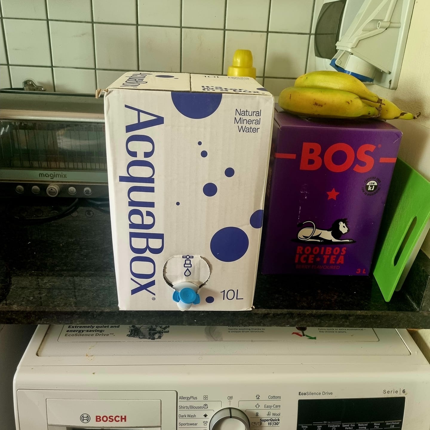 Customer photo review of AcquaBox 10L Mineral Water Bag-in-Box with Tap By Mountain Falls