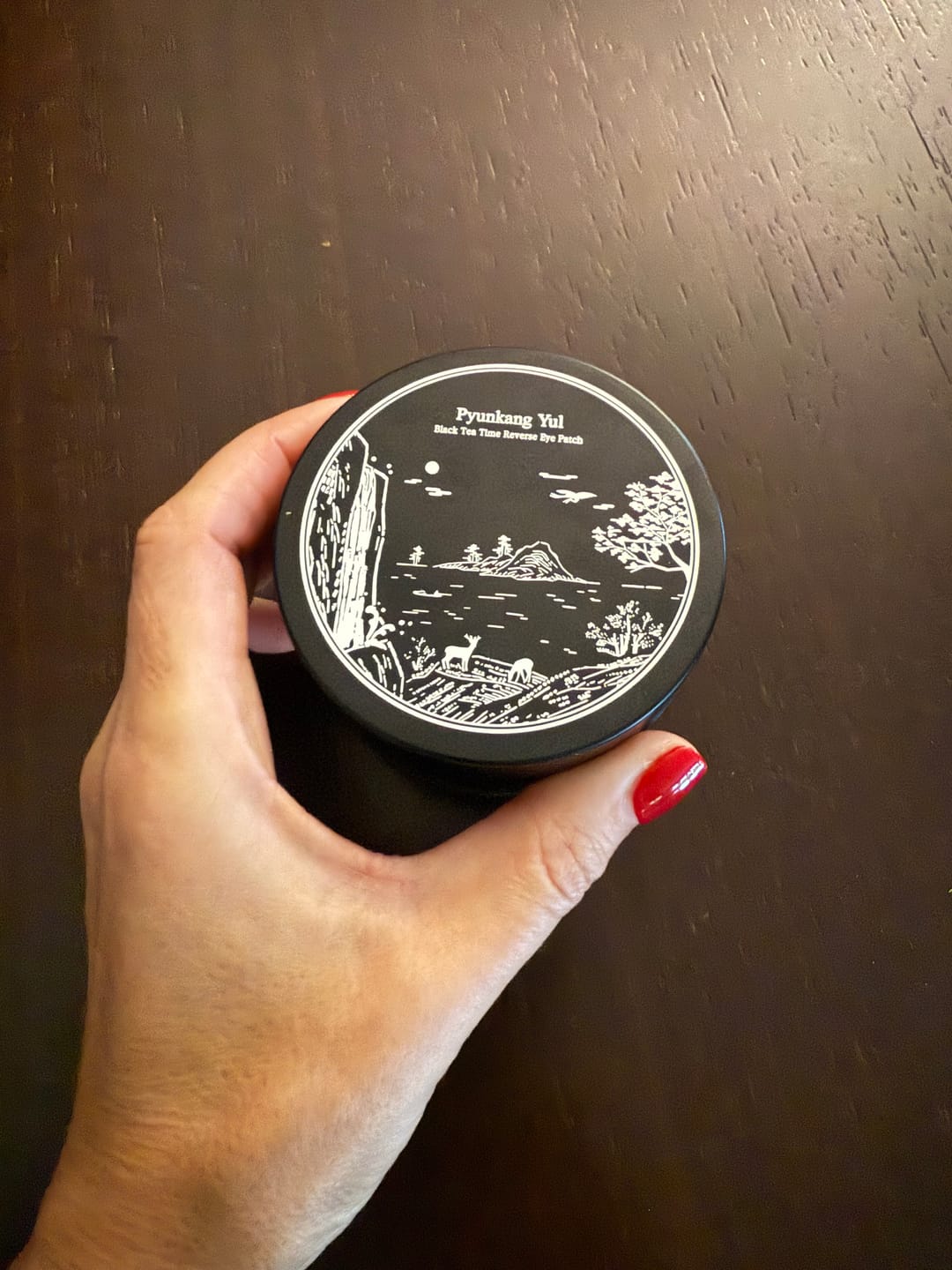 Customer photo review of Anti-novecošanās patči ar melno tēju Pyunkang Yul Black Tea Time Reverse Eye Patch