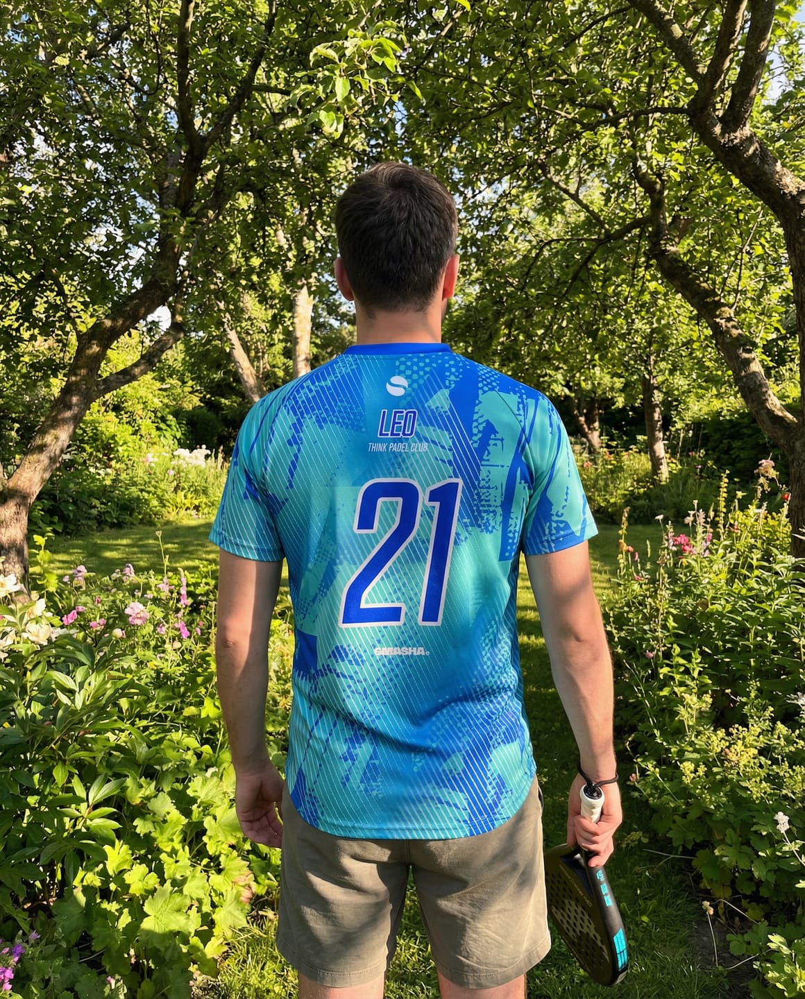 Customer photo review of Gamma | Maillot de Padel Personnalisable