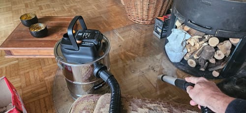 Customer photo review of 18V Cordless Ash Vacuum Cleaner