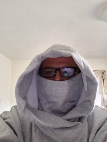 Customer photo review of HJK Exclusive Double Panel Hooded Jacket