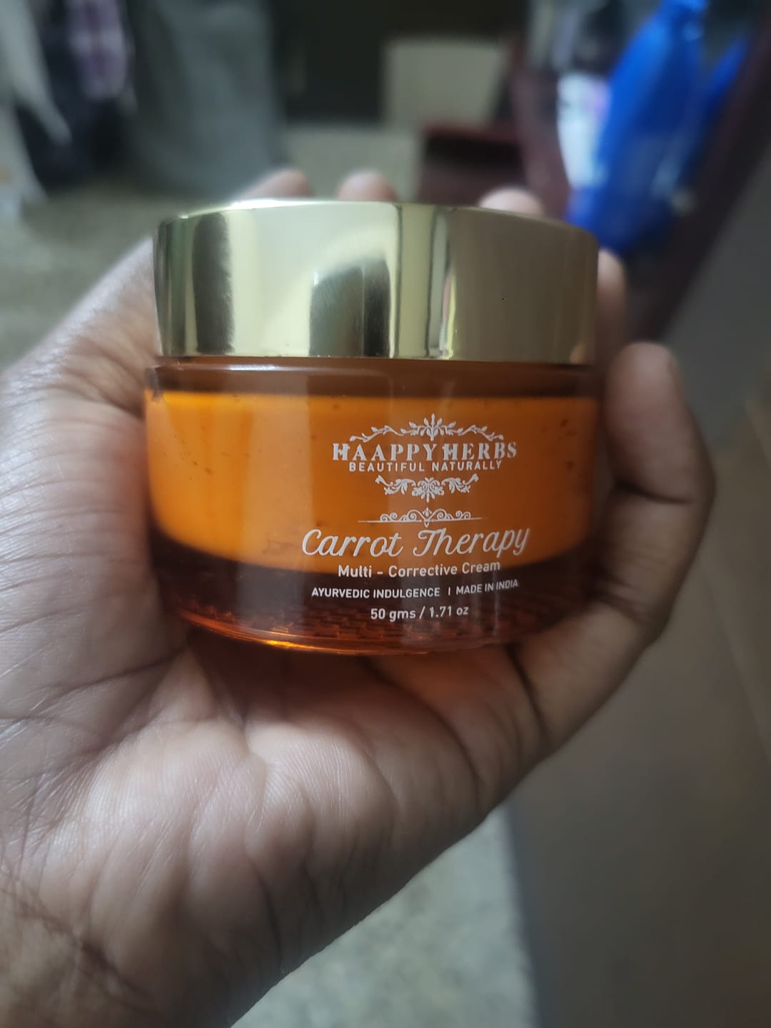 Customer photo review of Carrot Therapy Multi Correct Cream