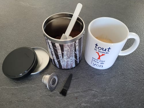 Customer photo review of Capsule réutilisable Nespresso 100% inox par Cafecolo™
