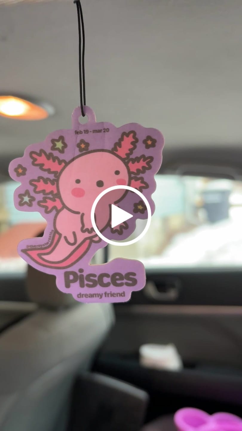 Customer video review of Free Mystery Zodiac Air Freshener
