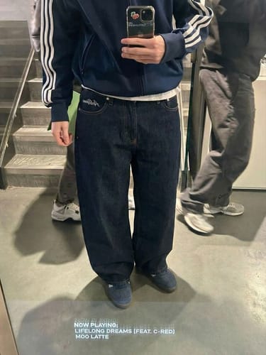 Customer photo review of ARTKIMO'S TRUE RAW DENIMS.